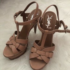 Yves Saint Laurent Tribute platform sandals
